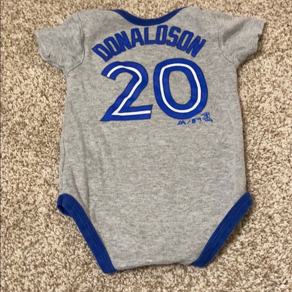 3/$15 Toronto Blue Jays Short Sleeved Onesie - Picture 5 of 7